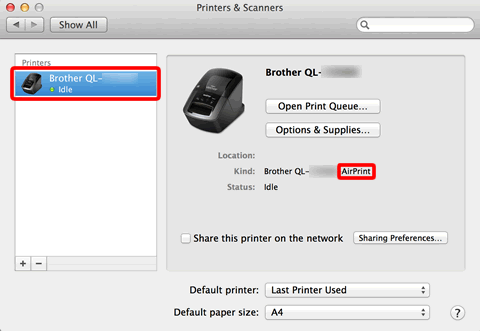 Brother Network Printer Driver For Mac